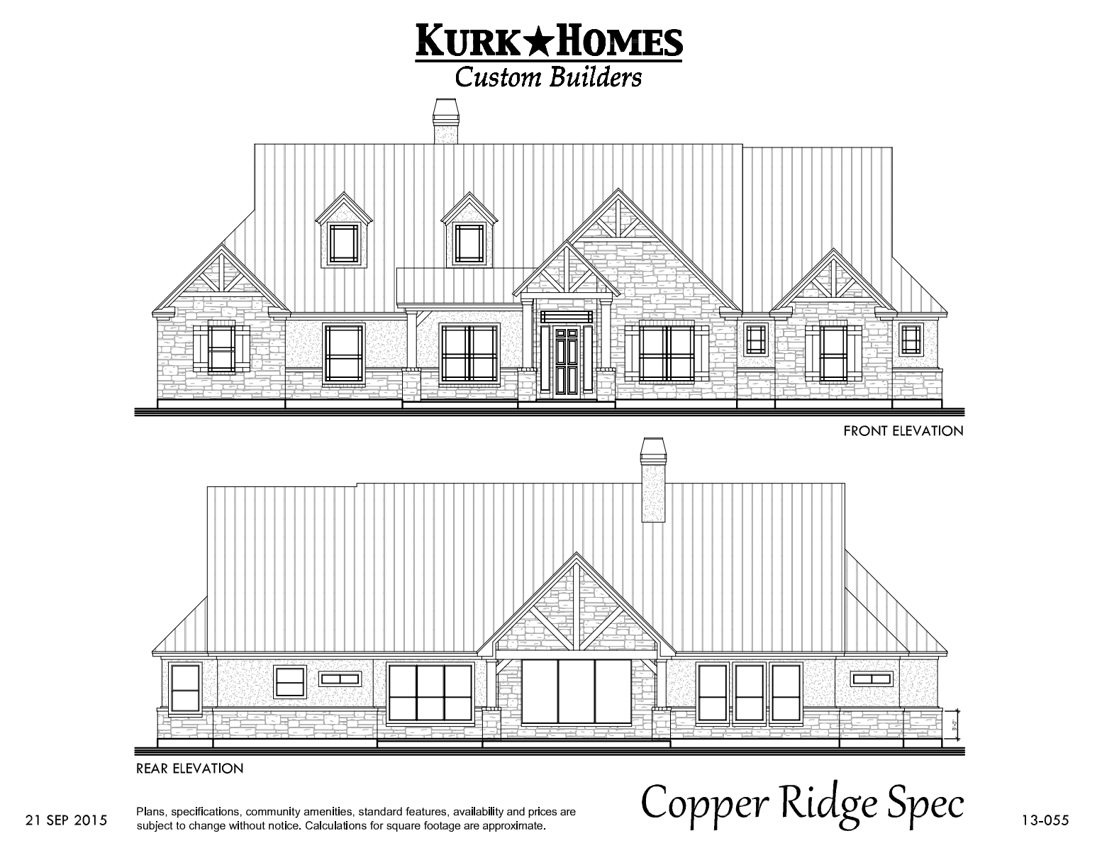 The Copper Ridge Model - Home Plan Design