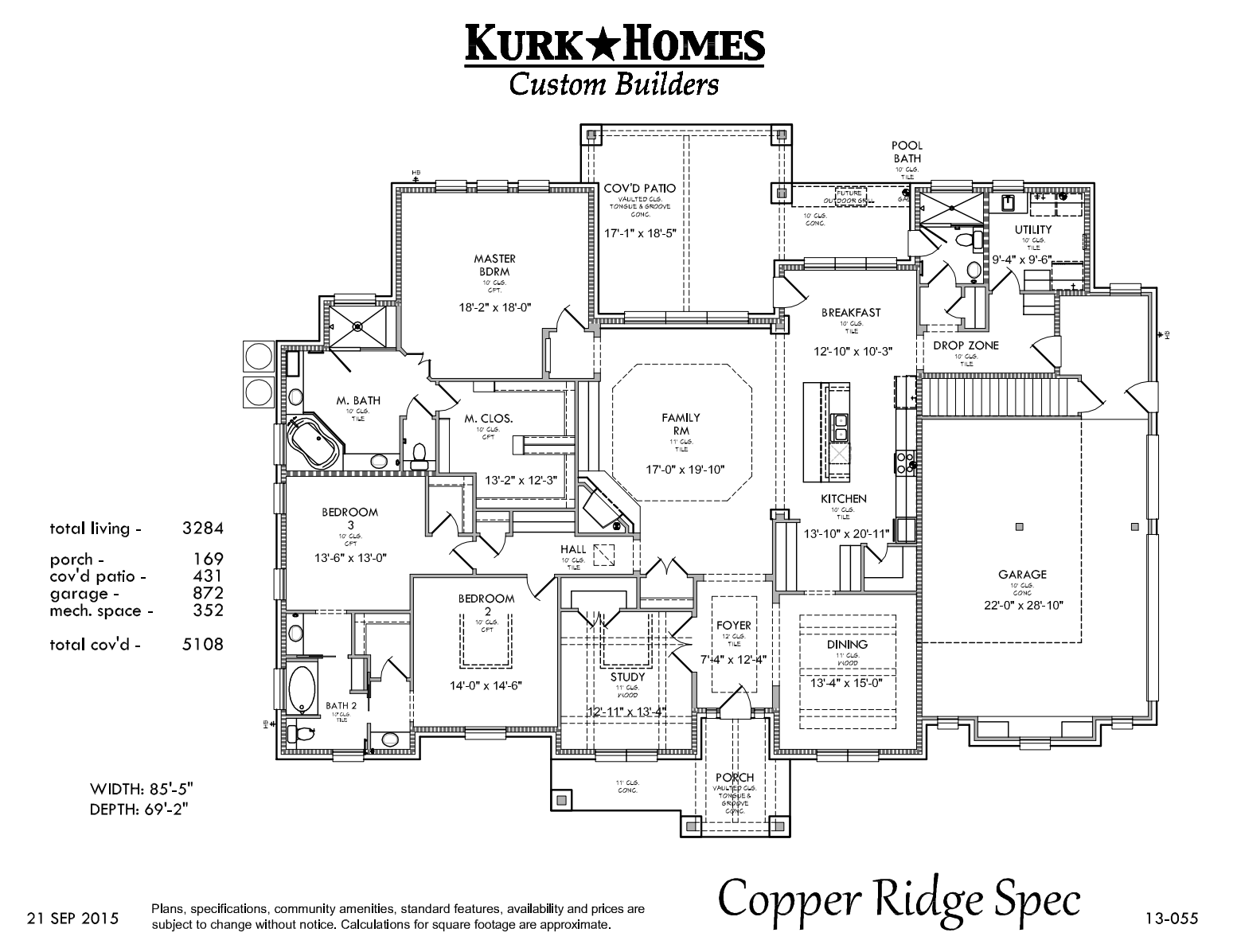 The Copper Ridge Model - Home Plan
